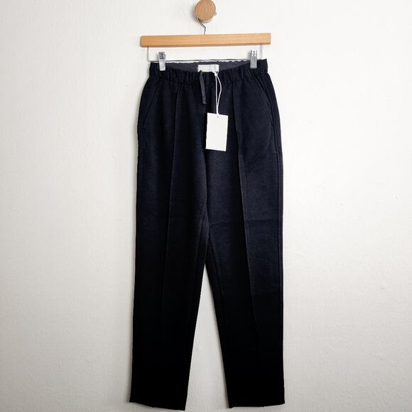 NEW Everlane Black The Dream Knit High Waist Tailored Pant - Picture 1 of 10